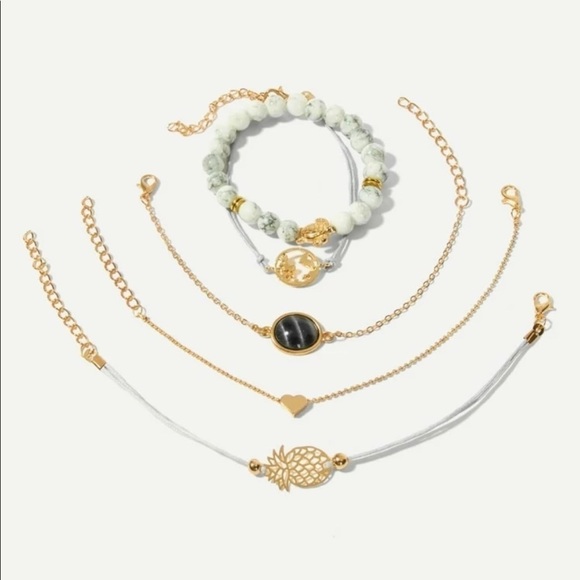 Beaded Charm Bracelet Set - Picture 4 of 13